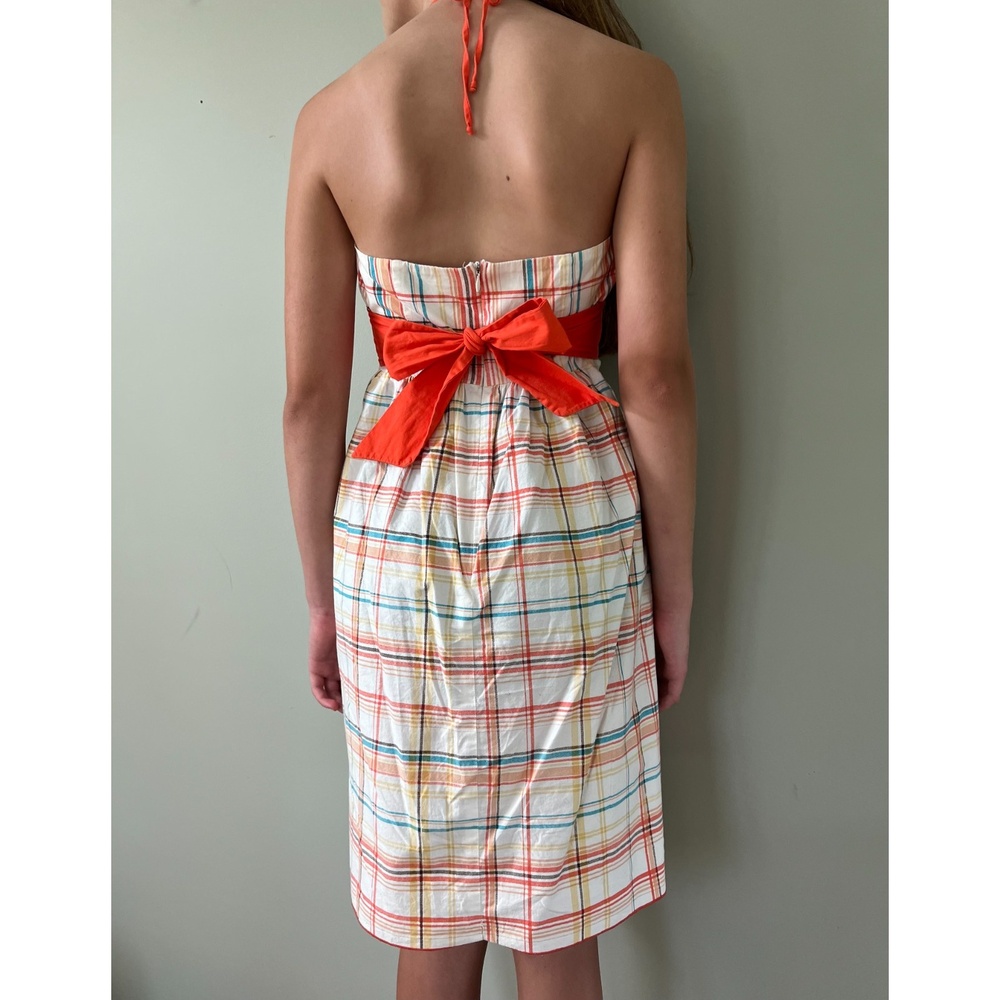 Womens Y2K Vintage Plaid Summer Halter Style Sundress Dress | My Michelle | 7/8 - Picture 8 of 8